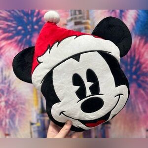 Mickey Mouse Santa Pillow